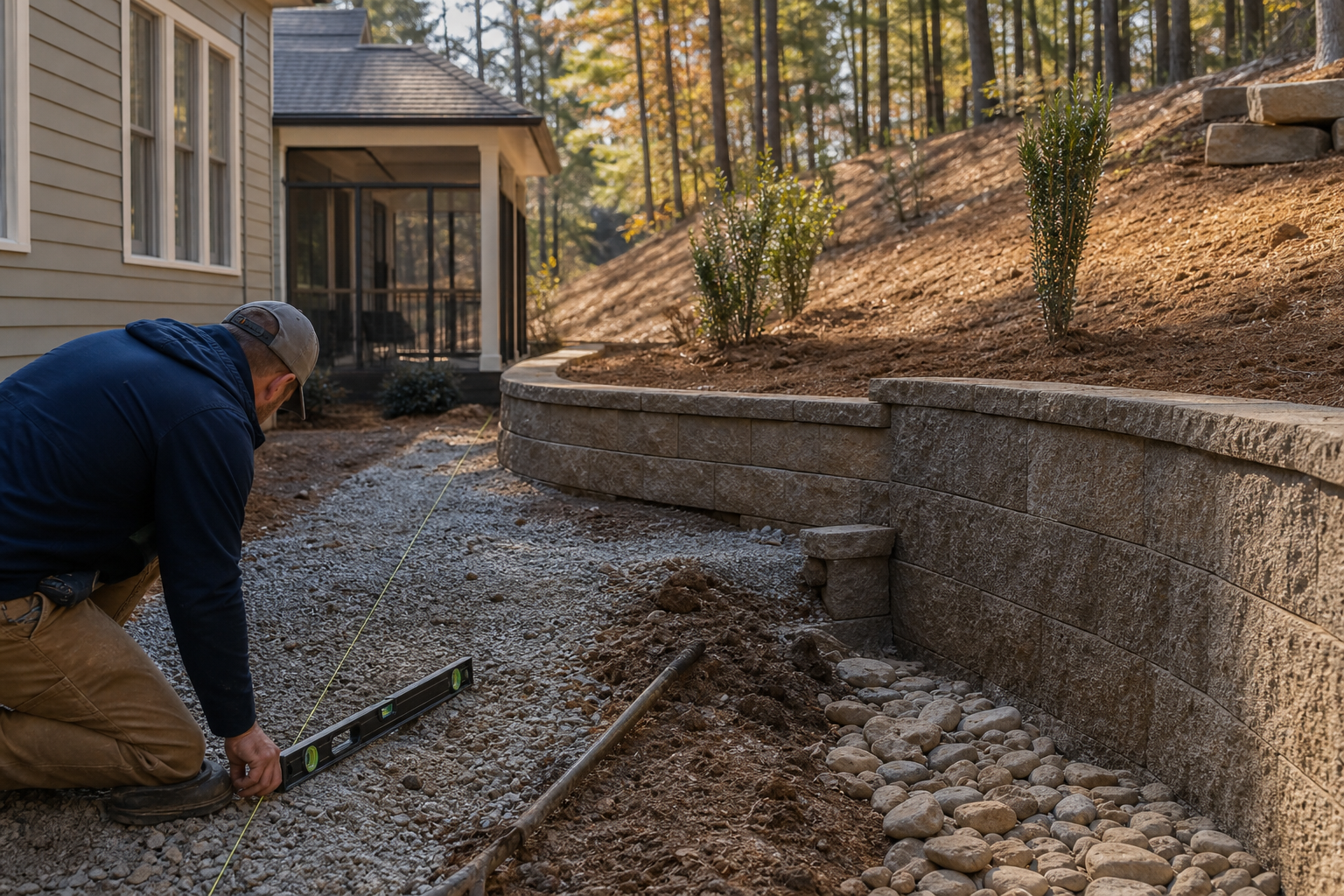 Retaining Feature Renovation Starts With the Water Path