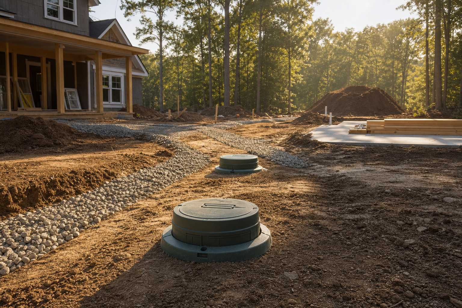 Septic Access Is a Construction Logistics Decision