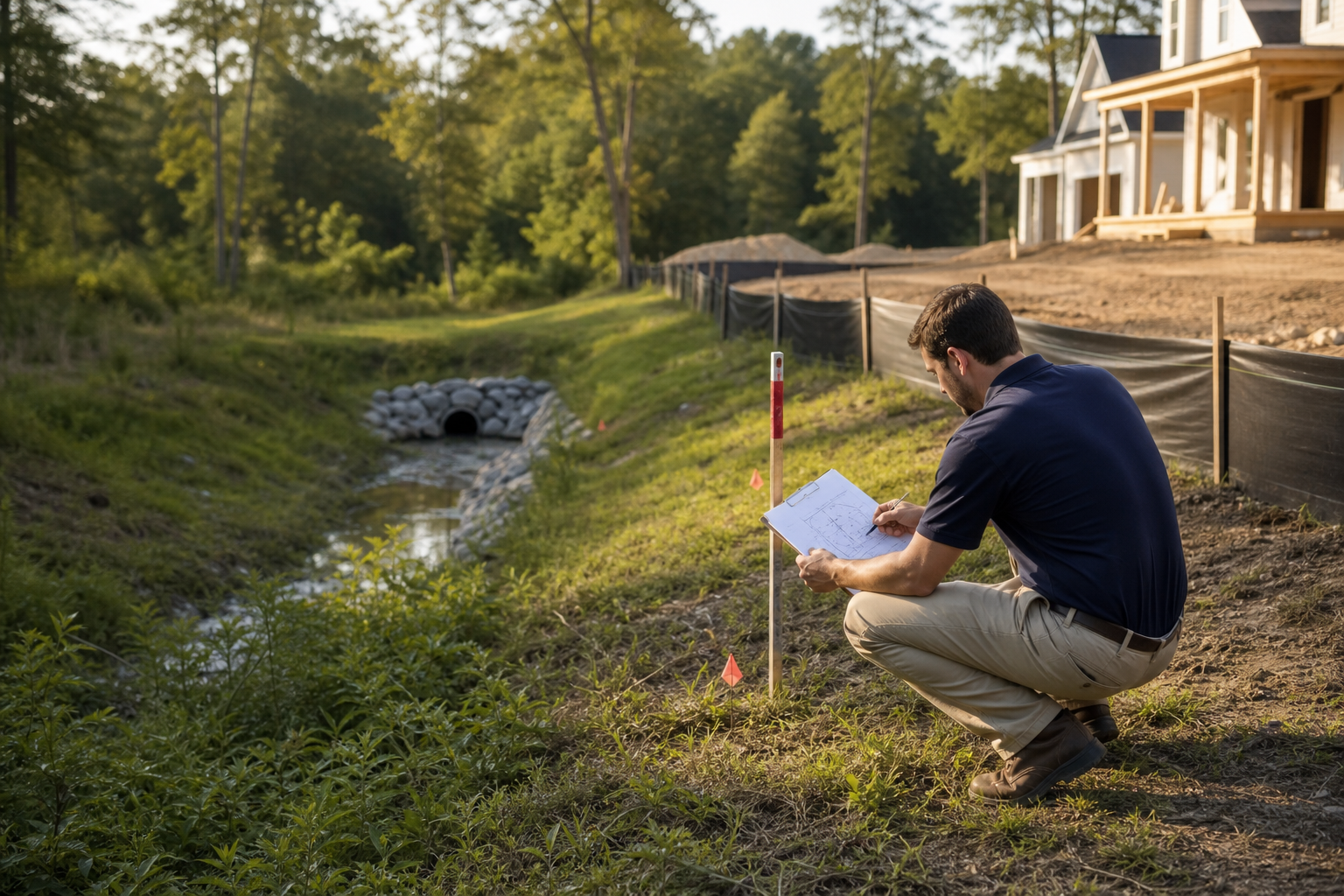 Stormwater Easement Due Diligence Before Adding a Structure