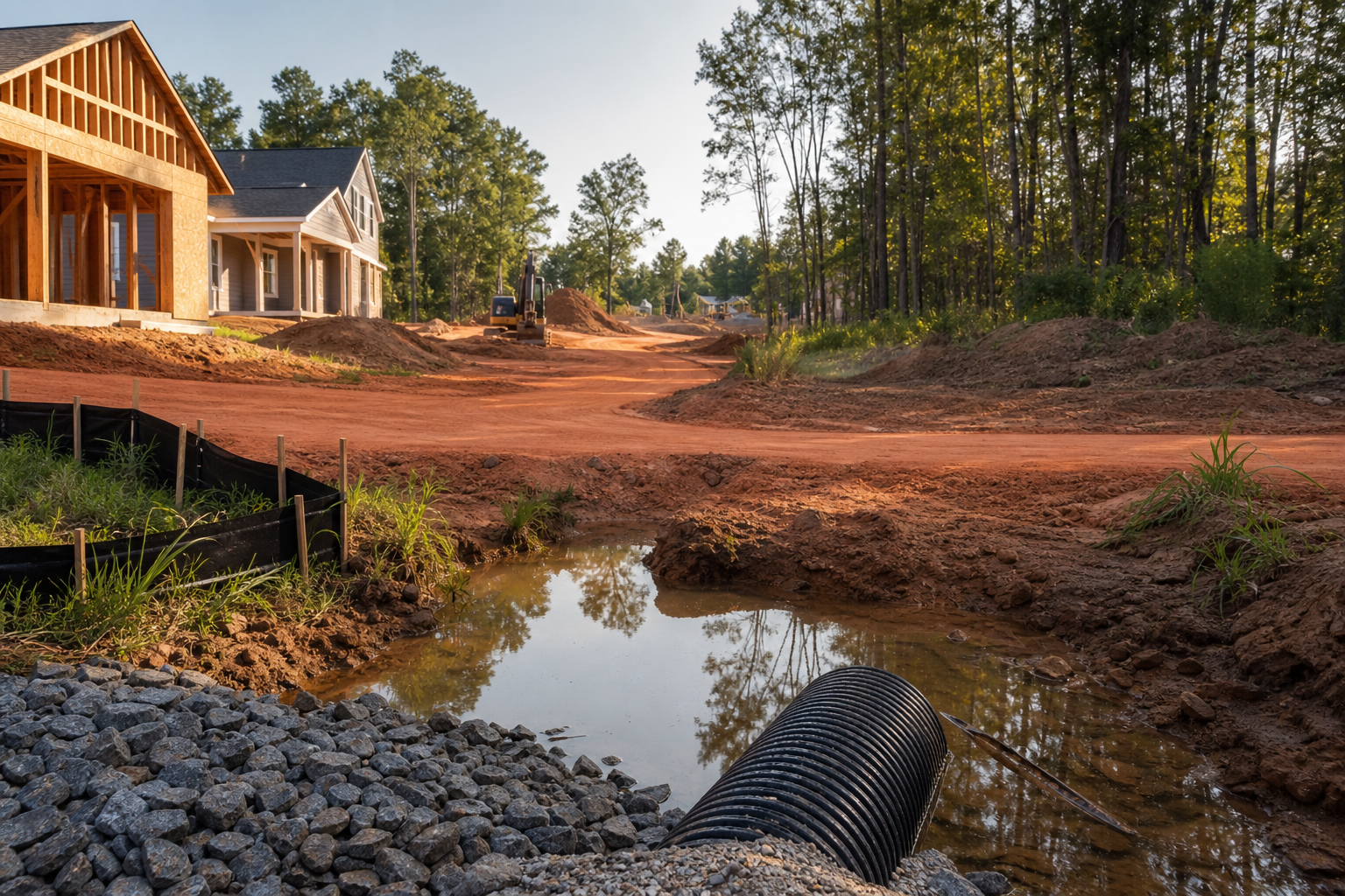 Temporary Drainage Changes During Construction Need Their Own Plan