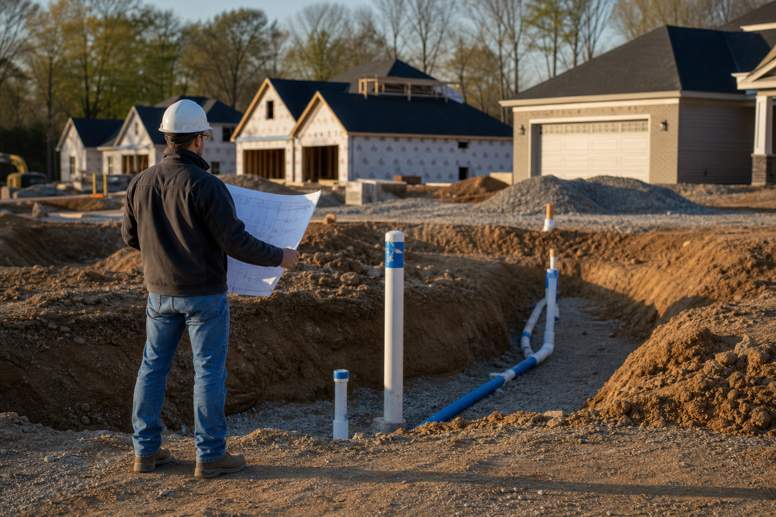 Water Service Route Conflicts to Catch During Site Planning