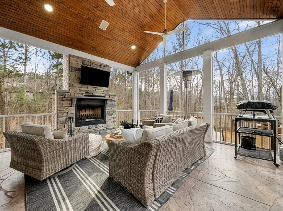 The Arlington — Screened Porch