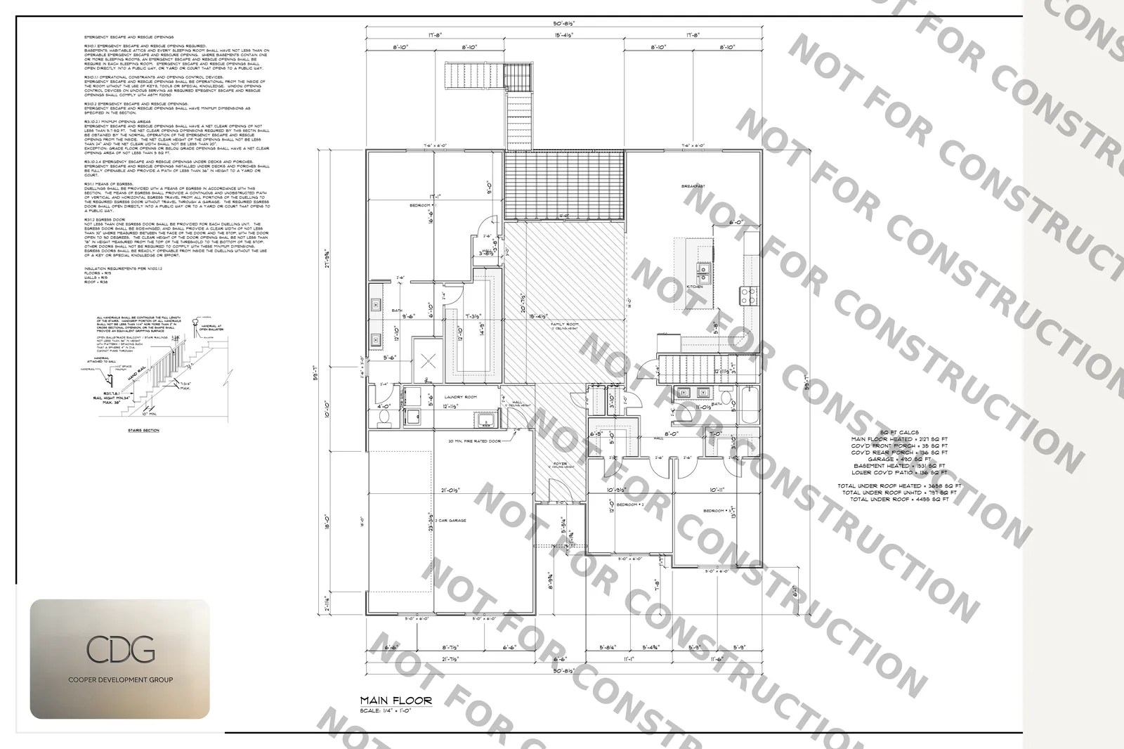 The Huntington — Floor Plan (sample, watermarked)