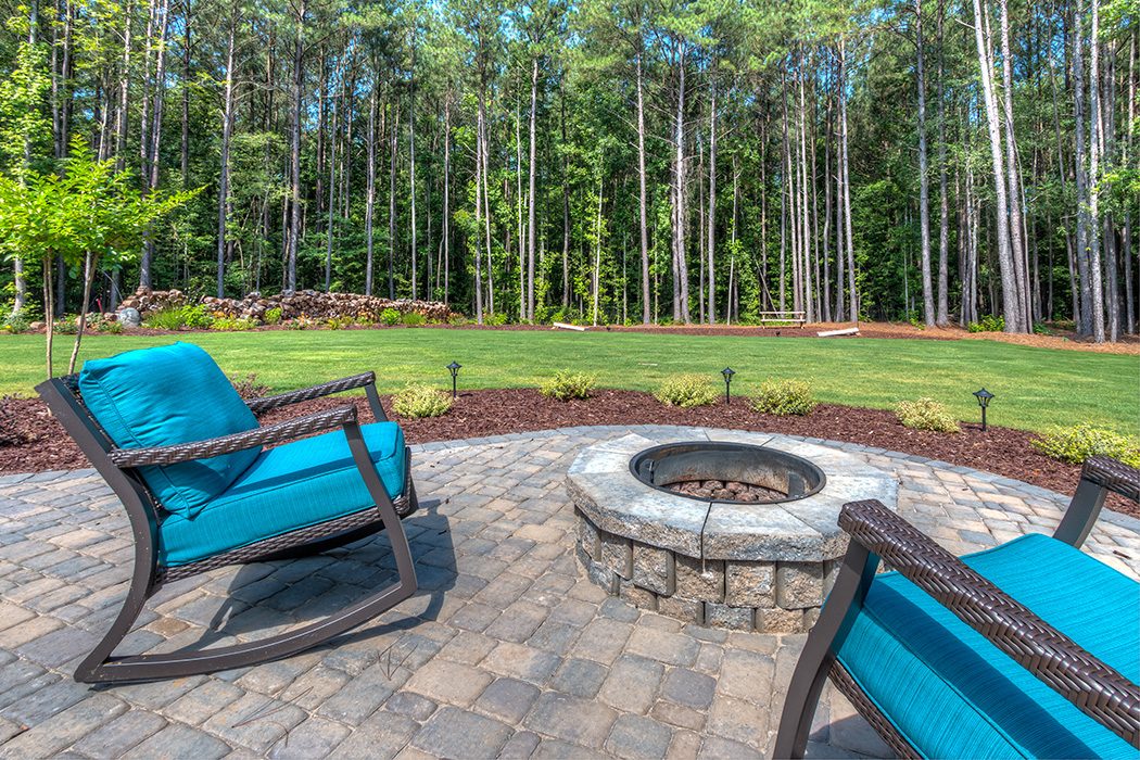 Old Hickory custom home — Firepit