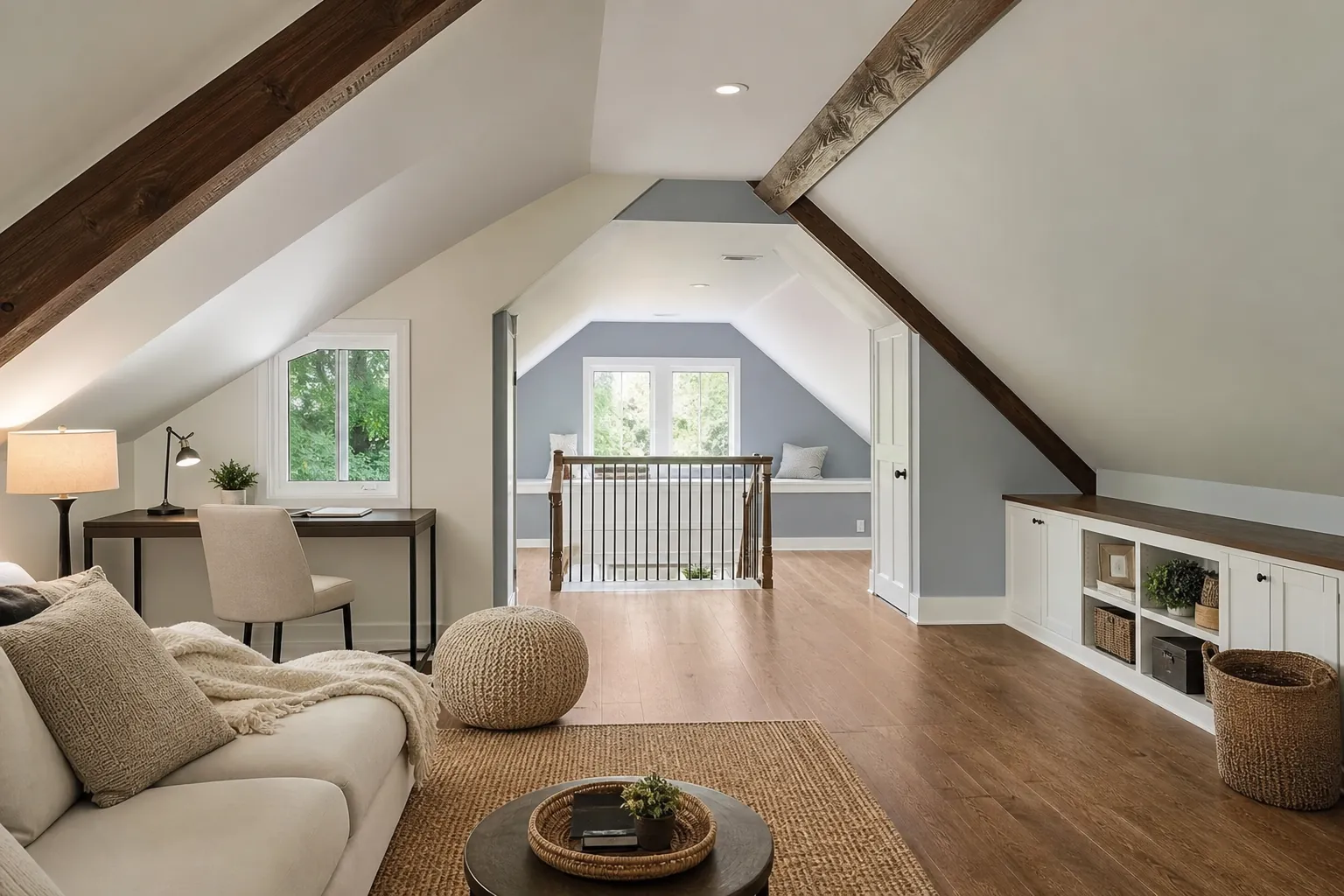 Editorial illustration of Planning an attic conversion in Charlotte, NC in North Carolina