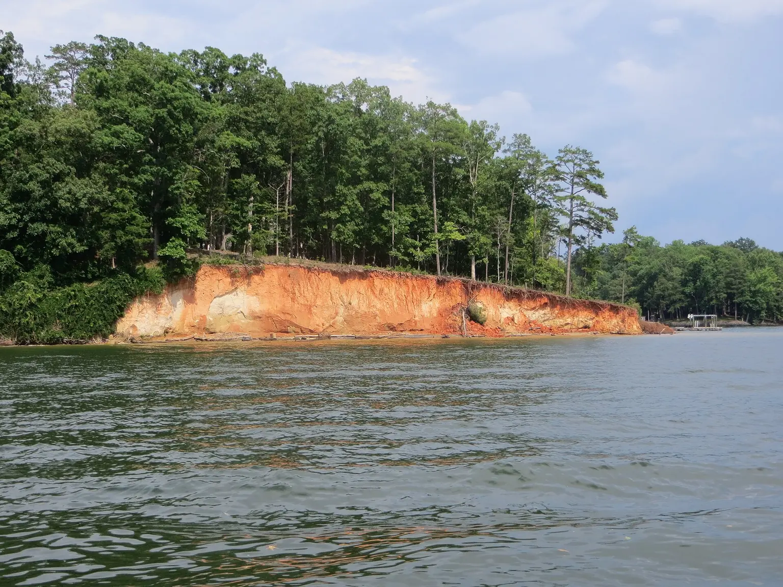 The shoreline of Lake Wylie — Basement remodel moisture solutions for Lake Wylie homes