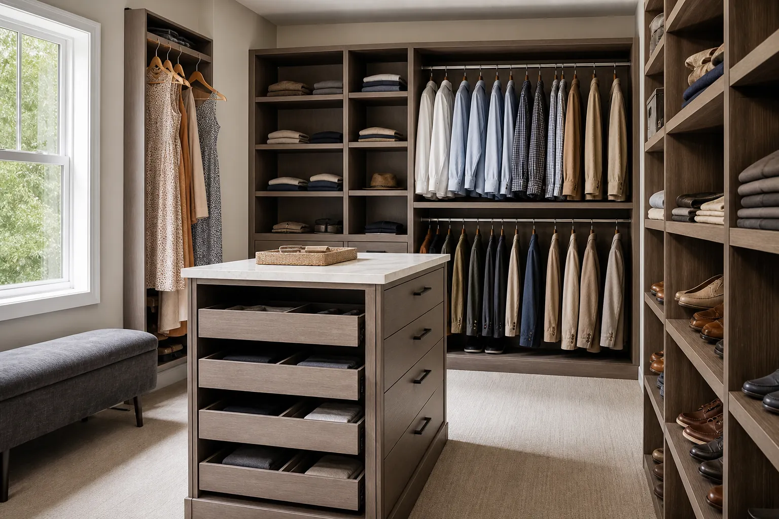 Editorial illustration of Begin With How You Actually Use the Closet in North Carolina