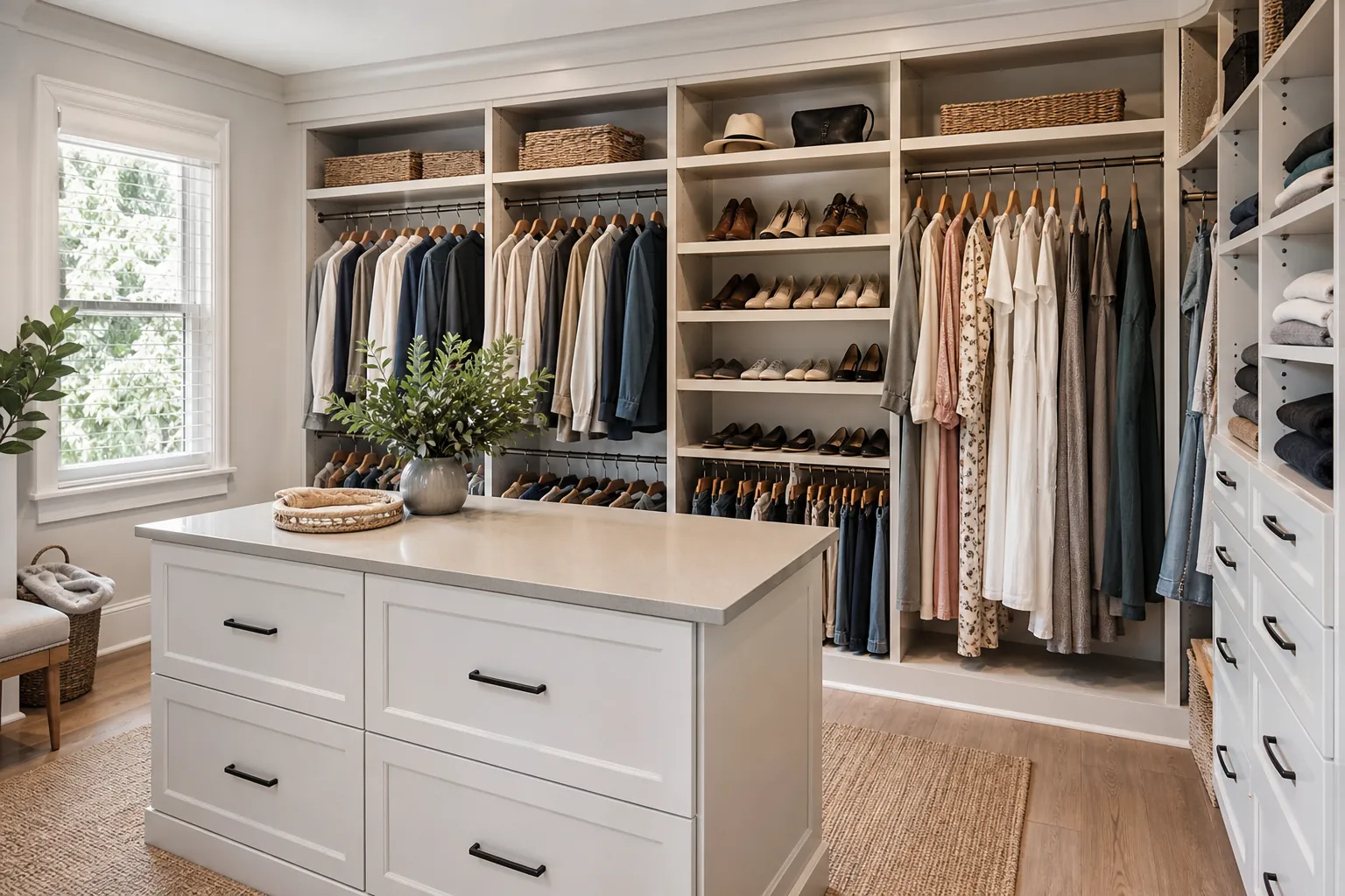 Editorial illustration of Create a closet that makes every day easier in North Carolina