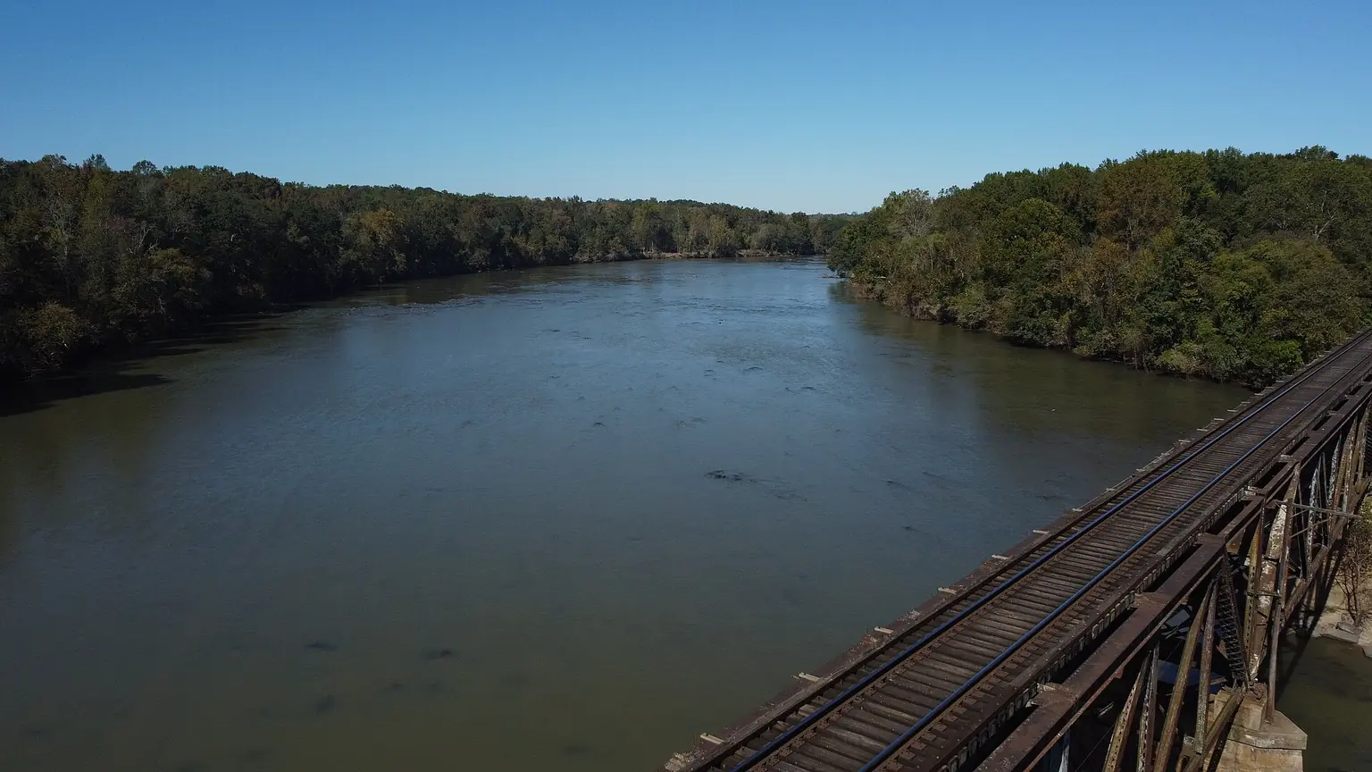The Nation Ford fish weir and railroad trestle on the Catawba River near Rock Hill — What Should Homeowners Ask Before Designing a Custom Home on a Sloped Lake Wylie Lot?