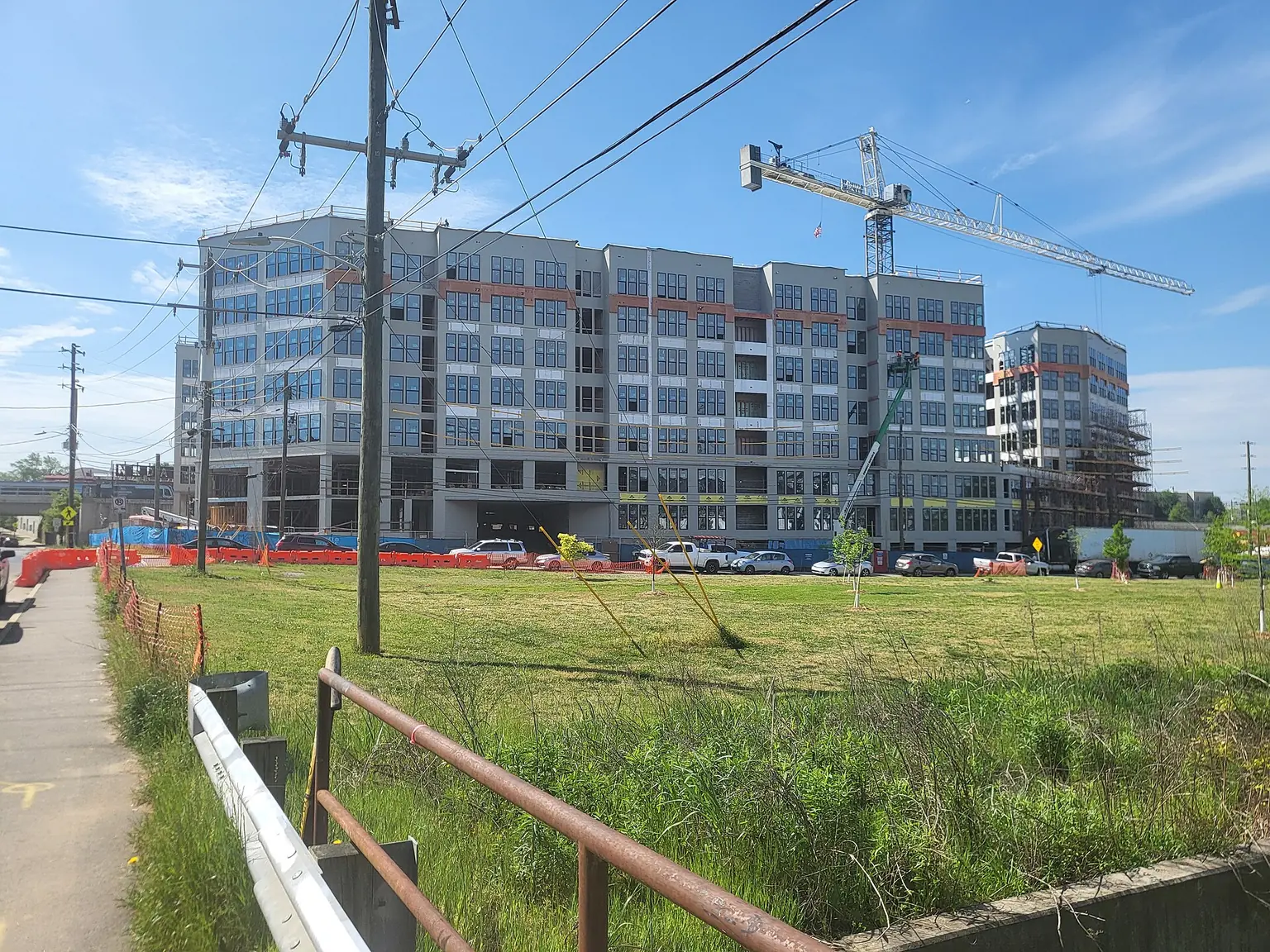 Avery Hall under construction on 36th Street in Charlotte's NoDa — Material lead times 2026 in Charlotte: what homeowners need to know