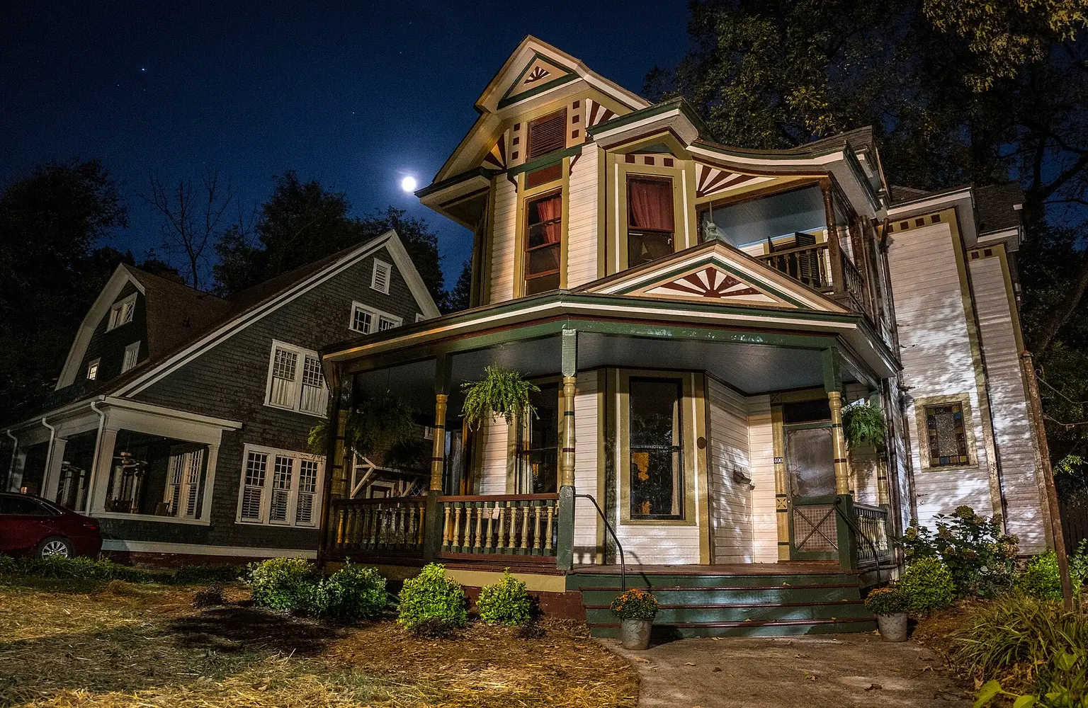 A porch-front home in Charlotte's Dilworth Historic District — Open floor plan remodel Charlotte: what to know before you start