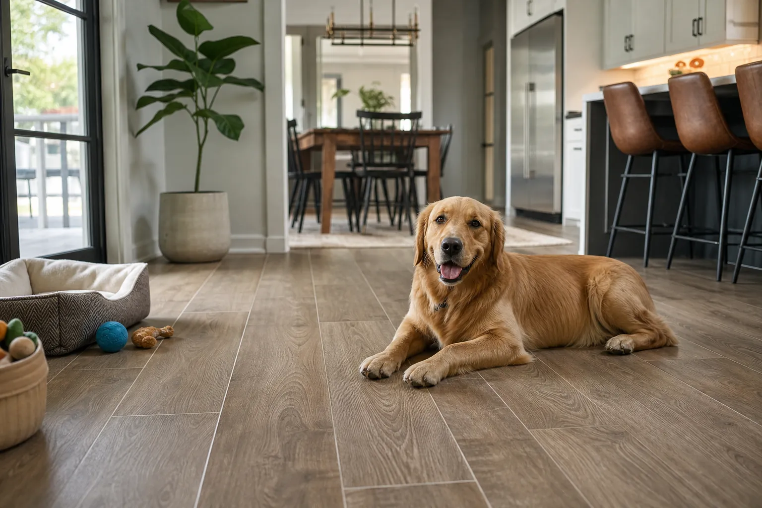 Start With Durable, Easy-Care Flooring in North Carolina Editorial illustration of Start With Durable, Easy-Care Flooring in North Carolina