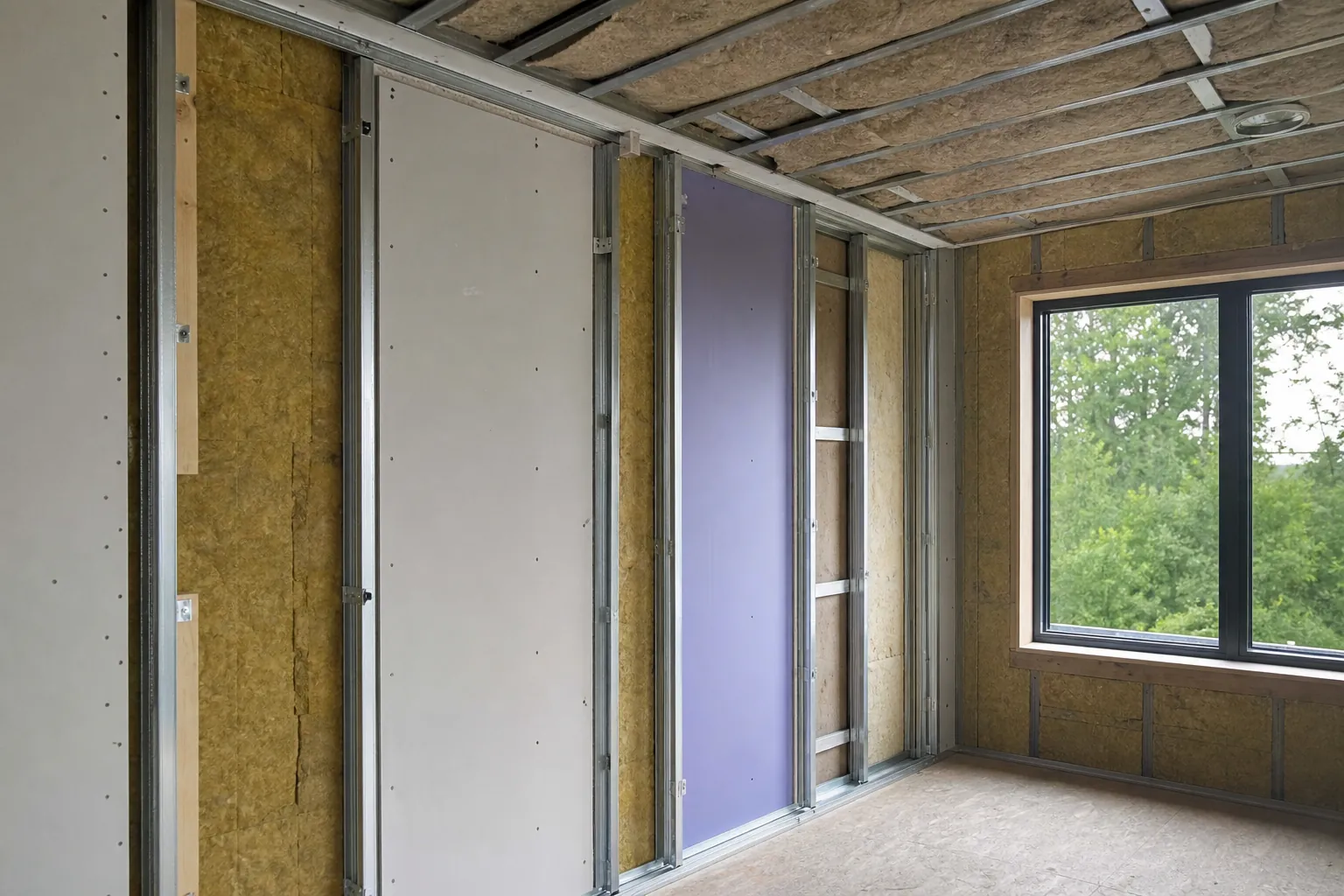 Build Wall and Ceiling Assemblies That Reduce Transfer in North Carolina Editorial illustration of Build Wall and Ceiling Assemblies That Reduce Transfer in North Carolina