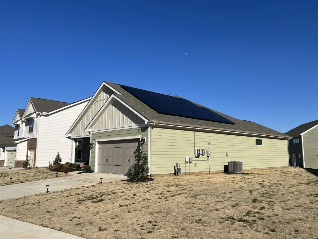Solar installation in Lake Wylie, SC | Cooper Development