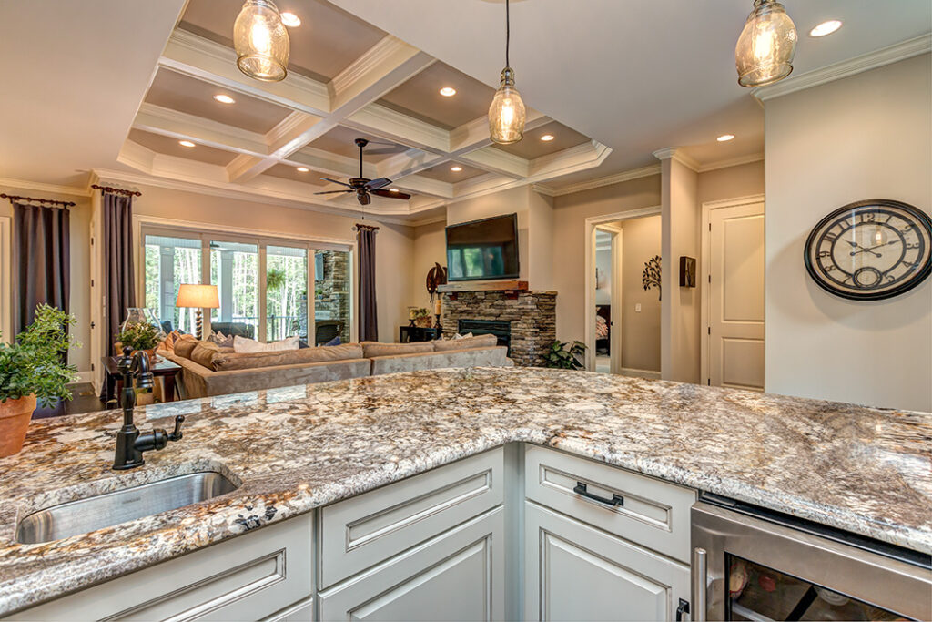 Custom Home Plans in Lake Wylie, SC | Cooper Development Group 30OldHickoryCt-07Bar - Living