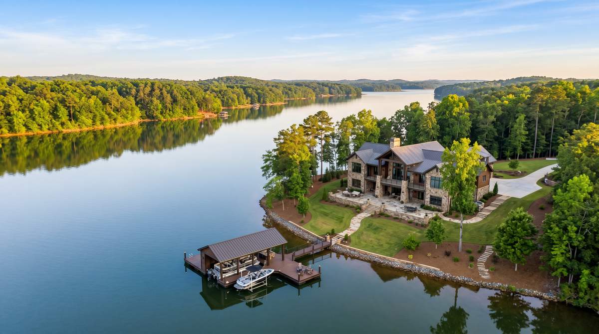 Custom Homes With Private Boat Docks in Lake Wylie, SC: Permits, Design | Custom Home Builder | Custom Home Builder in Lake Wylie, SC